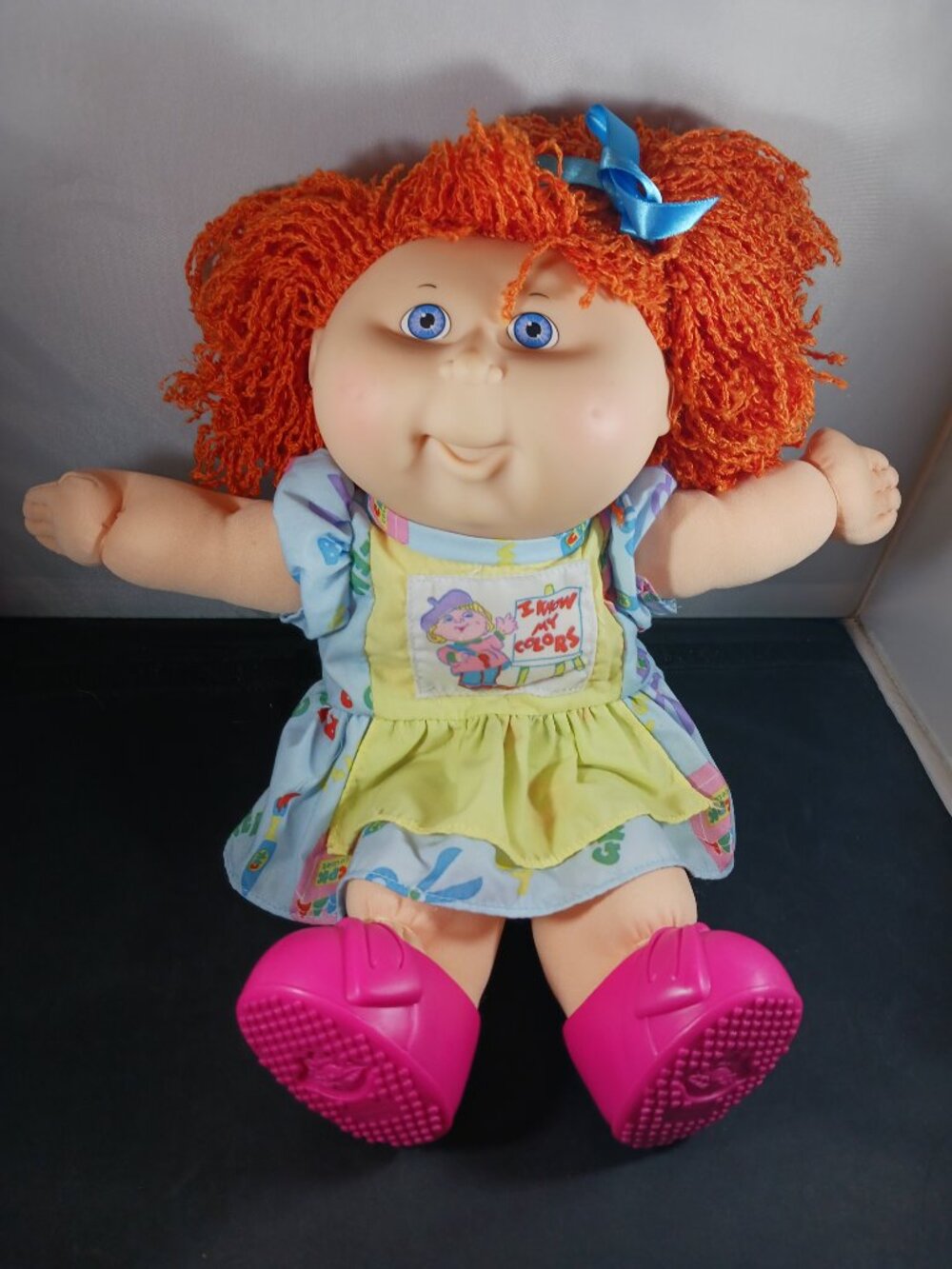 Cabbage Patch Kid Vintage Girl Red Hair Blue Eyes Preschool Kid